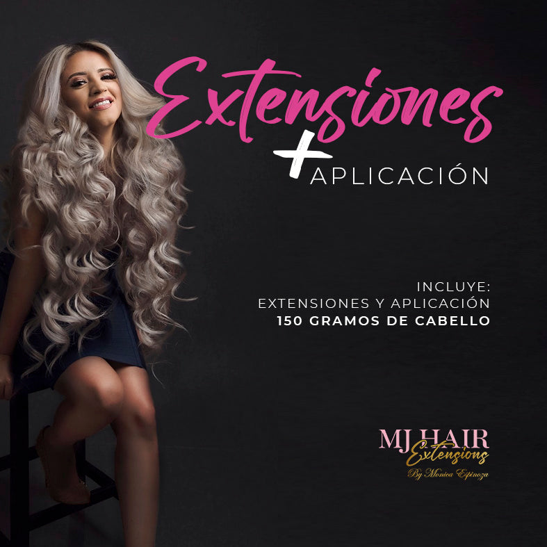Hair Extensions with Installation Included